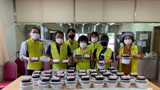 여수시 미평동 지역사회보장협의체, '건강한 밥상' 나눔 봉사
