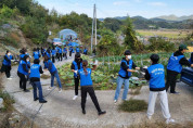 여수삼일중학교 모자봉사단, 연탄 나눔 봉사에 구슬땀