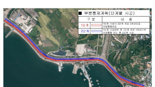 여수시 ‘소호로’, 10월 11일부터 2023년 말까지 부분 통제