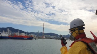 여수해경, 광양항 위험유해물질(HNS) 사고대응 합동훈련