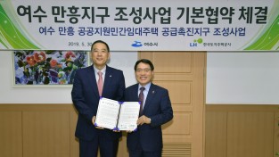 ‘여수시-한국토지주택공사, 만흥지구 택지개발 나선다’