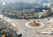 ‘여수시의회 앞 로터리’…여문지구 랜드마크로 우뚝