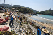 여수시 삼산면, 추석맞이 해안가 청결활동 펼쳐