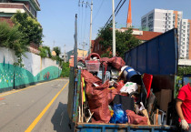 여수시 중앙동, 모두모아봉사대와 취약계층 집청소 봉사