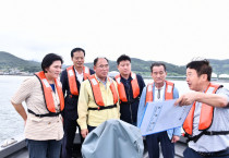 여수시의회 해양도시건설위, 고수온 피해 양식장 피해상황 점검