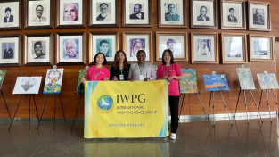 IWPG, AU서 ‘제5회 평화사랑 그림그리기 국제대회’ 수상작 전시회 개최