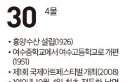 [여수 역사 달력] 8월 30일의 여수