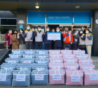 한국동서발전(주) 신호남건설추진본부, 삼일동에 겨울이불 후원