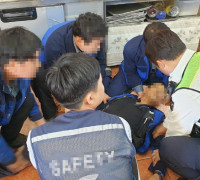 여수경찰서, 식당서 쓰러진 응급환자 신속 ‘구호조치’