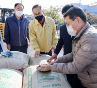 여수시, 2021년산 공공비축미곡 1천434톤 매입 완료