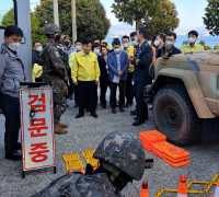 여수시, 만성리 예비군훈련장에서 4‘분기 통합방위협의회’ 개최