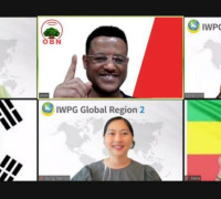 IWPG 글로벌 2국 이서연 지국장, 에티오피아 OBN대표와 만남