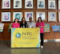 IWPG, AU서 ‘제5회 평화사랑 그림그리기 국제대회’ 수상작 전시회 개최