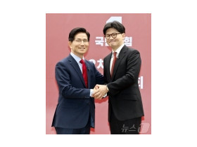 국힘 대선 3차 경선에 김문수·한동훈 진출