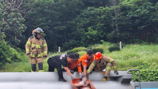 여수소방서 119구조대, 탱크로리 질식사고 안전구조