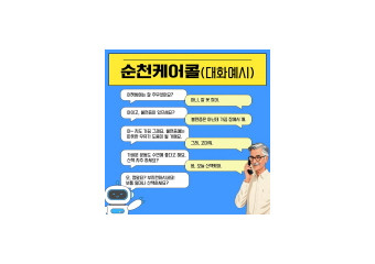 순천시, AI 기술 활용한 ‘안부 살핌 3종 케어’ 확대 추진