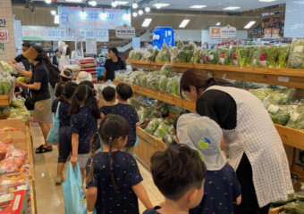 여천농협 하나로마트, 어린이 대상 식생활 체험교육 진행